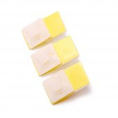 20 20Mm Kare Yapışkanlı Kroşe Kablo Bağı Kablo Tutucu - 10 Adet thumbnail 4