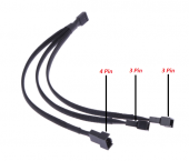 Fan Çoklayıcı Y Pwm Kablosu Splitter 4 Pin Switch 3 Pin 3 thumbnail 2