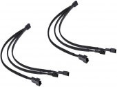 4 Pin 3Lü Fan Çoklayıcı Fan Splitter Fan Çoğaltıcı 4Pin 3 Pin thumbnail 3