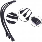 4 Pin Fan Çoklayıcı Y Pwm Çoklayıcı Splitter Kablosu 3 Pin 3 Port - 6