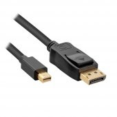 Wozlo Apple Macbook Air/Pro 4K 60 Hz Mini Display Port Thunderbolt to Display Port Kablo 1.8 M - 1