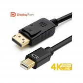 Wozlo Apple Macbook Air / Pro 4K 60Hz Mini Display Port Thunderbolt to Display Port Kablo 3 M - 1