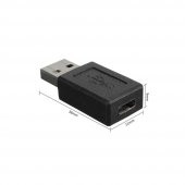 Usb 3.0 Erkek To Usb 3.1 Type-C Dişi Çevirici Dönüştürücü Adaptör - 3