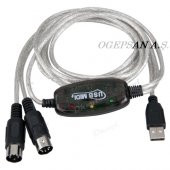 Kaliteli Usb Midi Kablo Pc To Keyboard Kablo - 1