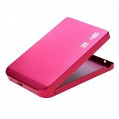 2.5 İnç Sata Hdd Ssd Harddisk Kutusu İnce Slim Kutu Kablo + Kılıf - 4