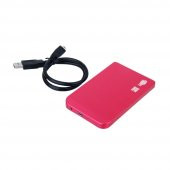 2.5 İnç Sata Hdd Ssd Harddisk Kutusu İnce Slim Kutu Kablo + Kılıf - 5