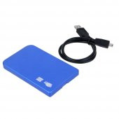 2.5 İnç Ultra Slim Sata Harddisk Kutusu - Ssd Disk Uyumlu - Mavi thumbnail 8