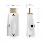 Turbosepet Hdmi To Vga Ses Görüntü Çevirici Ps3 Xbox Pc Laptop Uydu Receiver thumbnail 6