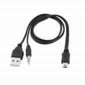 Mp3 Mp4 Player Müzik Kutusu Usb Şarj Ve 3.5Mm Aux Kablo thumbnail 2