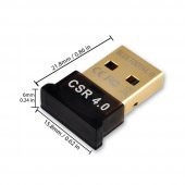 Wozlo Mini 4.0 USB Bluetooth Dongle Adaptör Alıcı Verici - 3