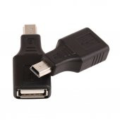 5 Pin Mini Usb Erkek To Usb Dişi Adaptör - Mini Usb Otg 519137362 - 2