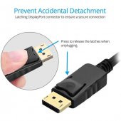 Displayport To Displayport Kablosu Display Port Dp Bağlantı 1.8M thumbnail 4