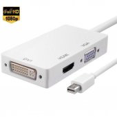 Mini Displayport To Hdmi Dvi Vga Kablo Çevirici Dönüştürücü Thunderbolt - 4