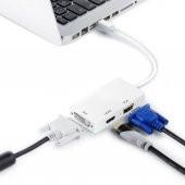 Mini Displayport To Hdmi Dvi Vga Kablo Çevirici Dönüştürücü Thunderbolt - 6