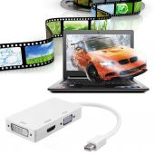Mini Displayport To Hdmi Dvi Vga Kablo Çevirici Dönüştürücü Thunderbolt - 8