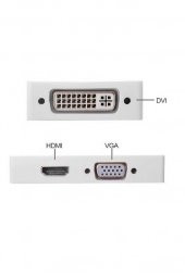 Mini Displayport To Hdmi Dvi Vga Kablo Çevirici Dönüştürücü Thunderbolt - 11