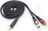 3.5Mm Stereo To 2 Rca Kablo Özel Seri 1.8 Metre thumbnail 3