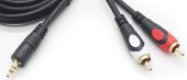 3.5Mm Stereo To 2 Rca Kablo Özel Seri 1.8 Metre thumbnail 5