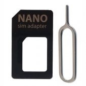 Iphone 5 5S 5C 6 Plus Nano Sim Kart Adaptör thumbnail 1