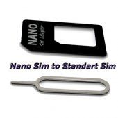 Iphone 5 5S 5C 6 Plus Nano Sim Kart Adaptör thumbnail 2