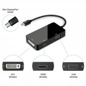 Mini Displayport To Hdmi Dvi Vga Çevirici Kablo Macbook Görüntü - 1
