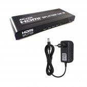 4 Port 4Kx2K Mini Hdmi Splitter-4 Port 4K Hdmi Splitter Çoklayıcı - 1