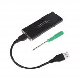 M.2 Ngff To Usb 3.0 Ssd Sata Hdd Harddisk Kutusu - Aliminyum Kasa thumbnail 2
