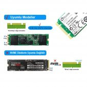 M.2 Ngff To Usb 3.0 Ssd Sata Hdd Harddisk Kutusu - Aliminyum Kasa thumbnail 3