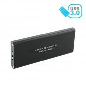 M.2 Ngff To Usb 3.0 Ssd Sata Hdd Harddisk Kutusu - Aliminyum Kasa thumbnail 7