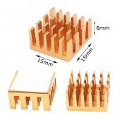 Chipset Cpu Gpu Vga Ram Led Ic 15X15X6Mm Aliminyum Soğutucu - 1