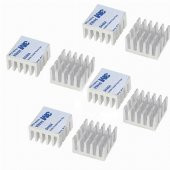 Arduino Raspberry Pi Ps Xbox360 Ram Aliminyum Soğutucu Gri thumbnail 2