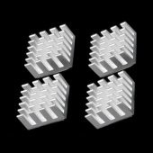 Arduino Raspberry Pi Ps Xbox360 Ram Aliminyum Soğutucu Gri thumbnail 5