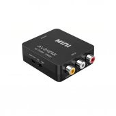 Scart Rca Lale Tos To Hdmi Çevirici Dönüştürücü Converter Siyah 519134600 - 5