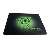 Razer Mouse Pad Siyah Yeşil Desenli Oyuncu Mouse Pad 25-21Cm thumbnail 4
