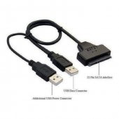2.5 İnç Sata Harddisk Çevirici Kablo Usb 2.0 + Koruma Kutusu - 3