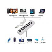 7 Port Usb Hub - On/Off Switch Işıklı - Usb Çoklayıcı - Chipli (519133846) thumbnail 1