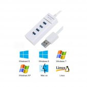 4 Port Usb 3.0 Hub Usb Çoklayıcı 5Gbps Chipli Versiyon thumbnail 8