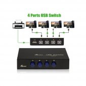 4 Port Çoklu Bağlantı Yazıcı Printer Usb Çoklayıcı Switch Hub - 1