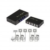 4 Port Çoklu Bağlantı Yazıcı Printer Usb Çoklayıcı Switch Hub - 4
