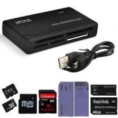 Çoklu Kart Okuyucu Compact Tf Micro Sd Mmc M2 Ms Xd Sdhc Kartlar thumbnail 6