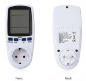 Wattmetre Priz Tipi 16A 3680W Enerji Sarfiyat Ölçer N11.95 thumbnail 4