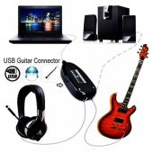 Usb Gitar Guitar Link Kablosu Çevirici Dönüştürücü - 5