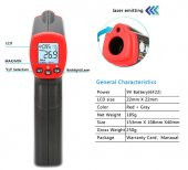 Unı-t Ut300s Lazer Termometre Kızılötesi Temassız Sıcaklık Ölçer N11.523 - 4