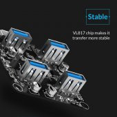 Orico 4 Port USB 3.0 Şeffaf Çoklayıcı HUB MH4U-U3 thumbnail 3