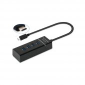 Usb Type C To 4 Port Usb 3.0 Çevirici Hub Çoklayıcı Type C - 1