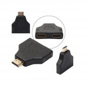 Hdmi Çoklayıcı Çoğaltıcı 2 Giriş 1 Çıkış 2 Port Çoğaltıcı Hub - 3