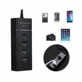 Usb Type C To 4 Port Usb 3.0 Çevirici Hub Çoklayıcı Type C - 6