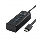 Usb Type C To 4 Port Usb 3.0 Çevirici Hub Çoklayıcı Type C - 7