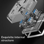 Orico 4 Port USB 3.0 Şeffaf Çoklayıcı HUB MH4U-U3 thumbnail 8