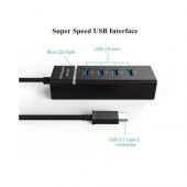 Usb 3.1 Type-C Çoklayıcı - 4 Port Usb 3.0 Hub - Type C To Usb 3.0 (519132659) - 8